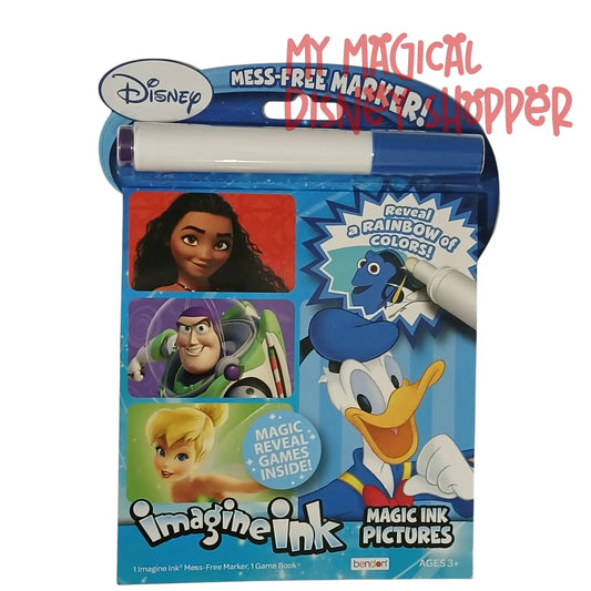 Disney Characters Imagine Ink Coloring Book ✨🖍️🏰