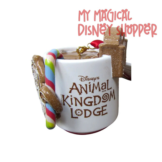 Animal Kingdom Lodge Gingerbread Mug Disney Christmas Ornament