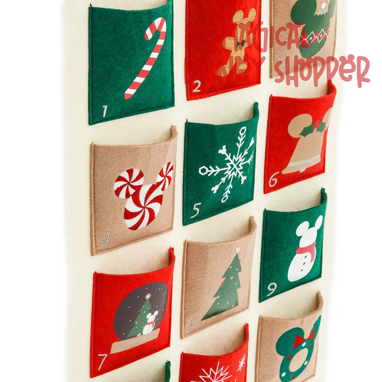 Disney Christmas Icons Countdown Calendar