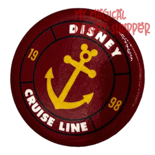 Disney Cruise Line 1998 Mini Anchor 1" Button