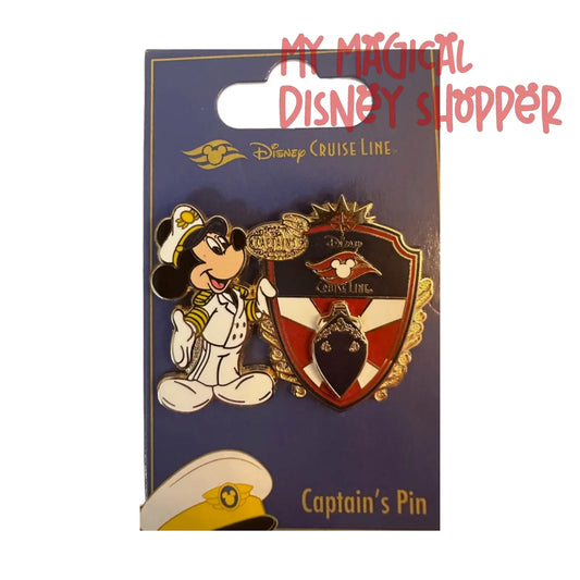 Disney Cruise Line Captain Mickey with Coat of Arms Pin