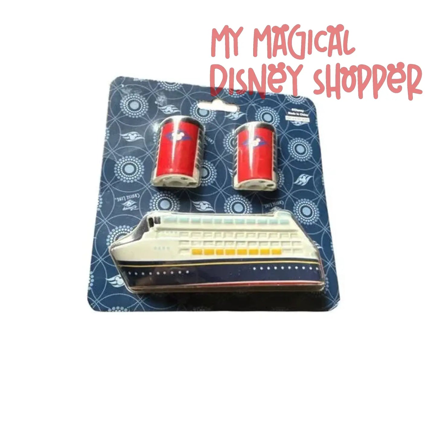 Disney Cruise Line Ceramic Salt & Pepper Shakers