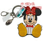 Disney Cruise Line Minnie Stitched Faux Leather Keychain (Big Feet) ⚓🎀🐭