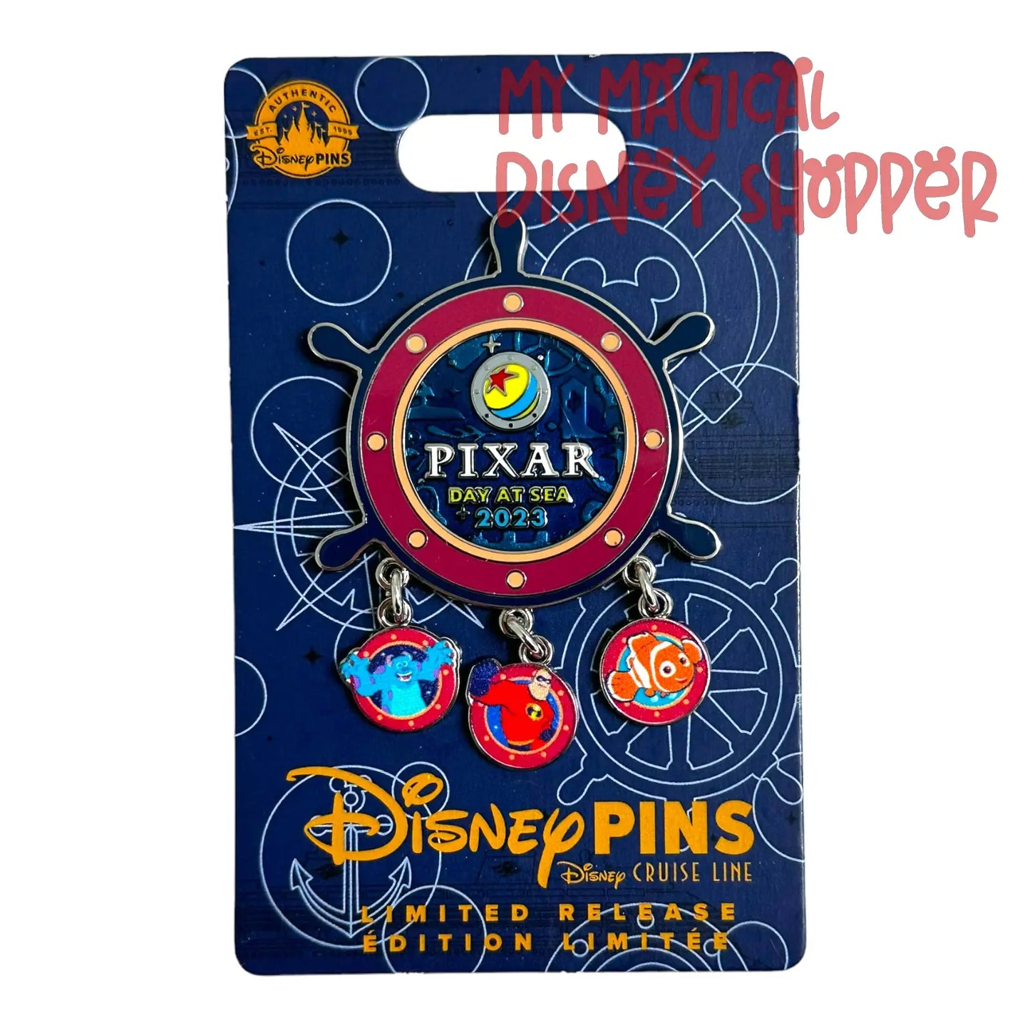 Disney Cruise Line Pixar Day At Sea 2023 Disney Pin