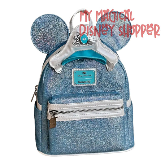 Disney Cruise Line Wish 25th Anniversary Loungefly Backpack - Shimmering Seas Collection