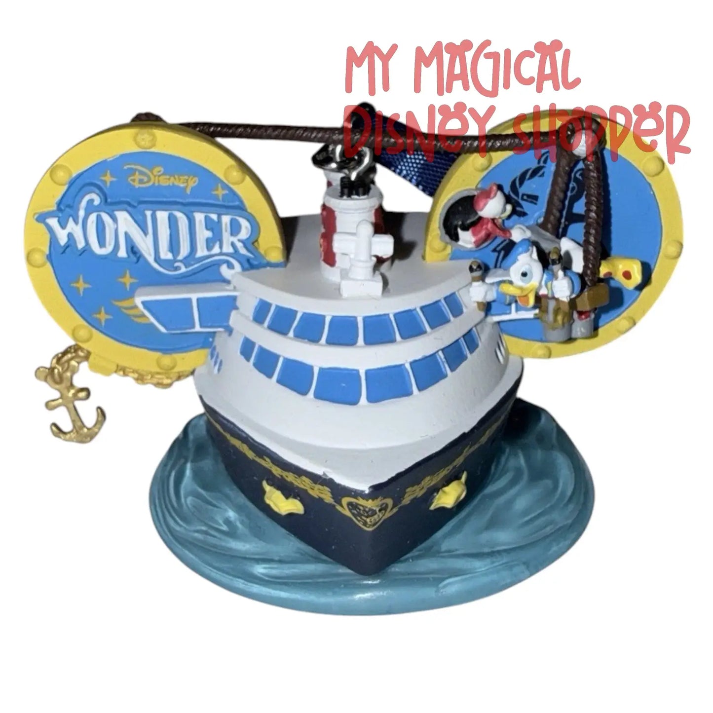 Disney Cruise Line Wonder Ear Hat Ornament