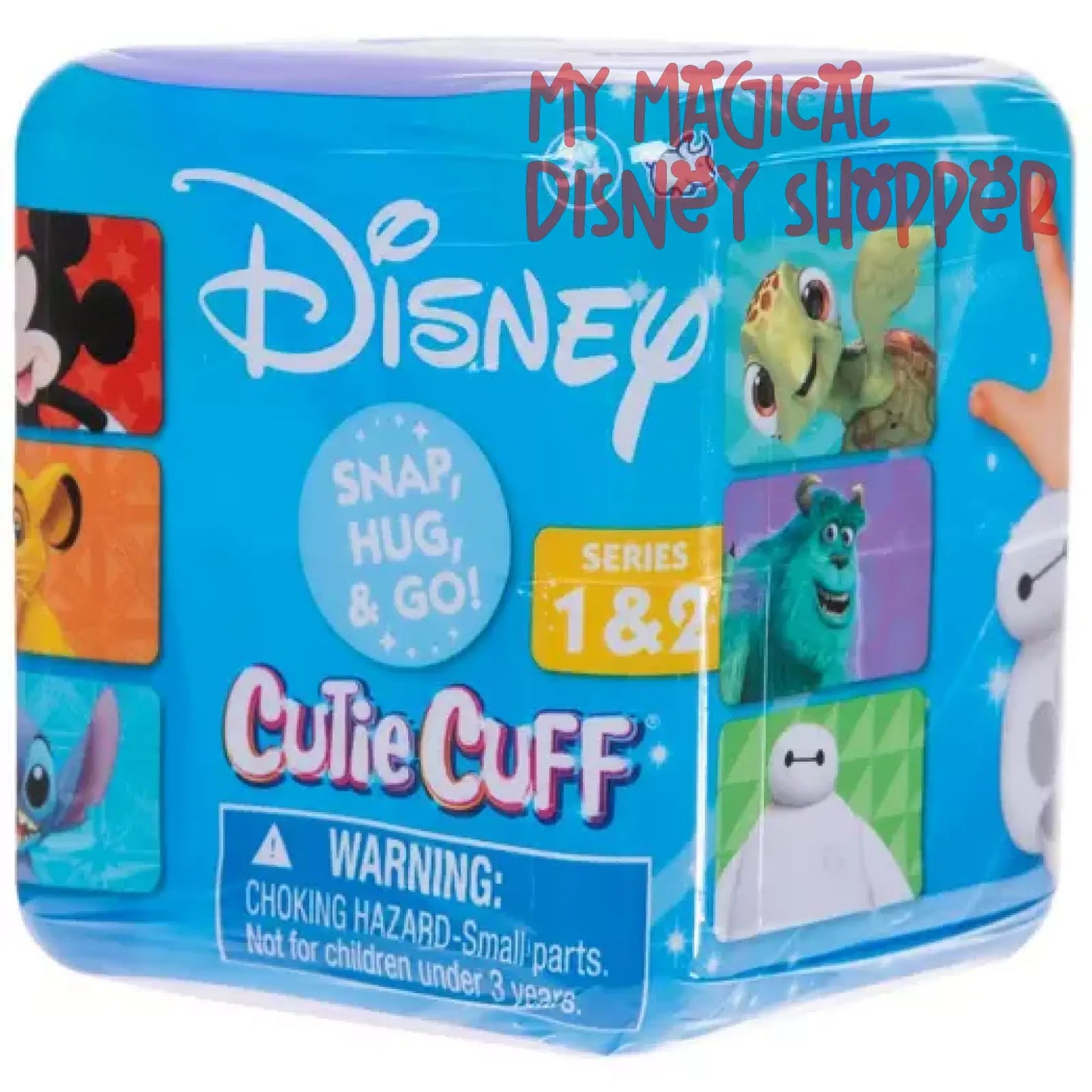 Disney Cutie Cuff Series 1 And 2 Blind Mystery Box Snap Bracelet