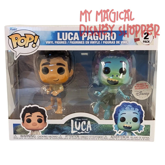 Disney D23 Funko Pop! Exclusive Luca Paguro 2 Pack