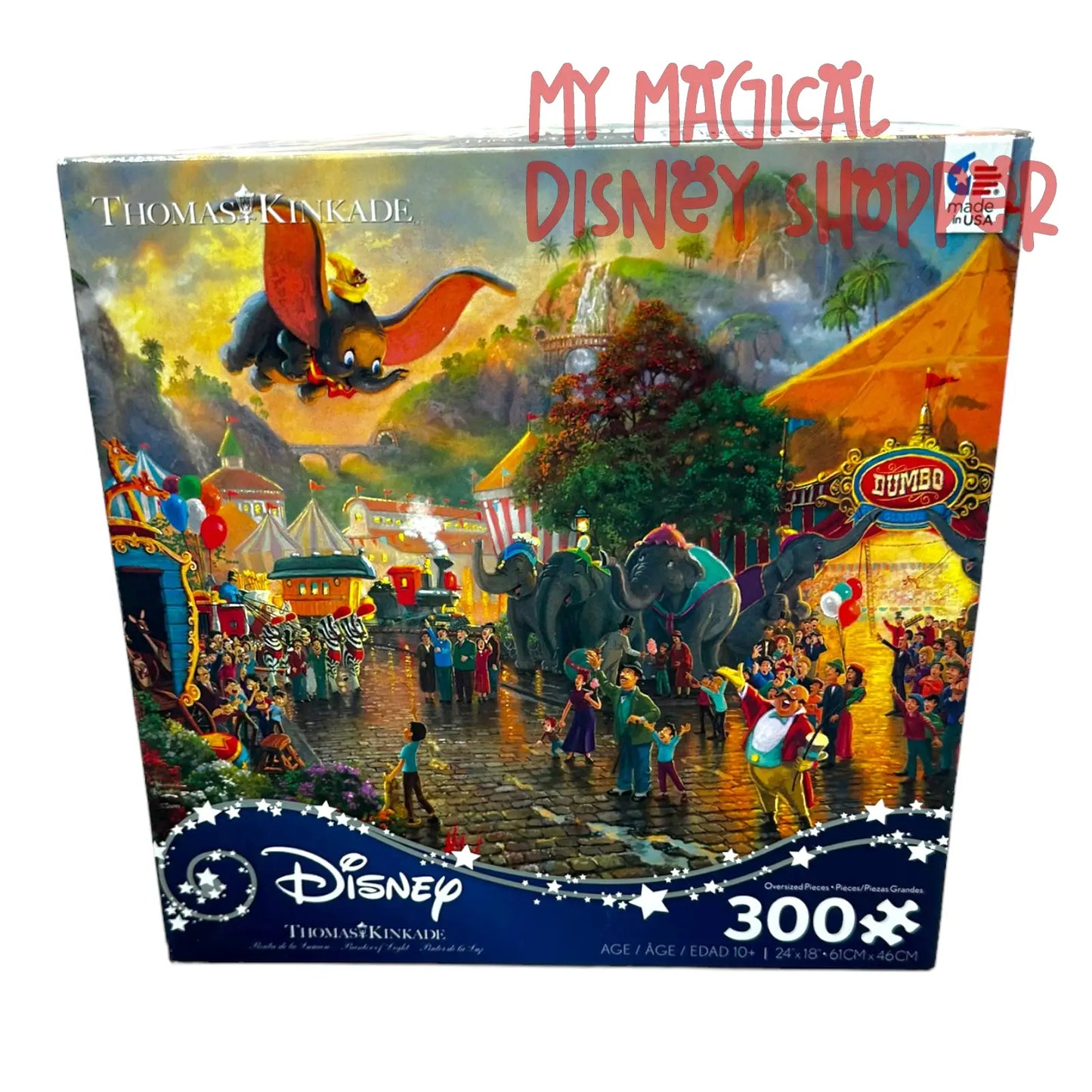 Disney Dreams Collection - Dumbo - 300 Piece Jigsaw Puzzle - Thomas Kinkade