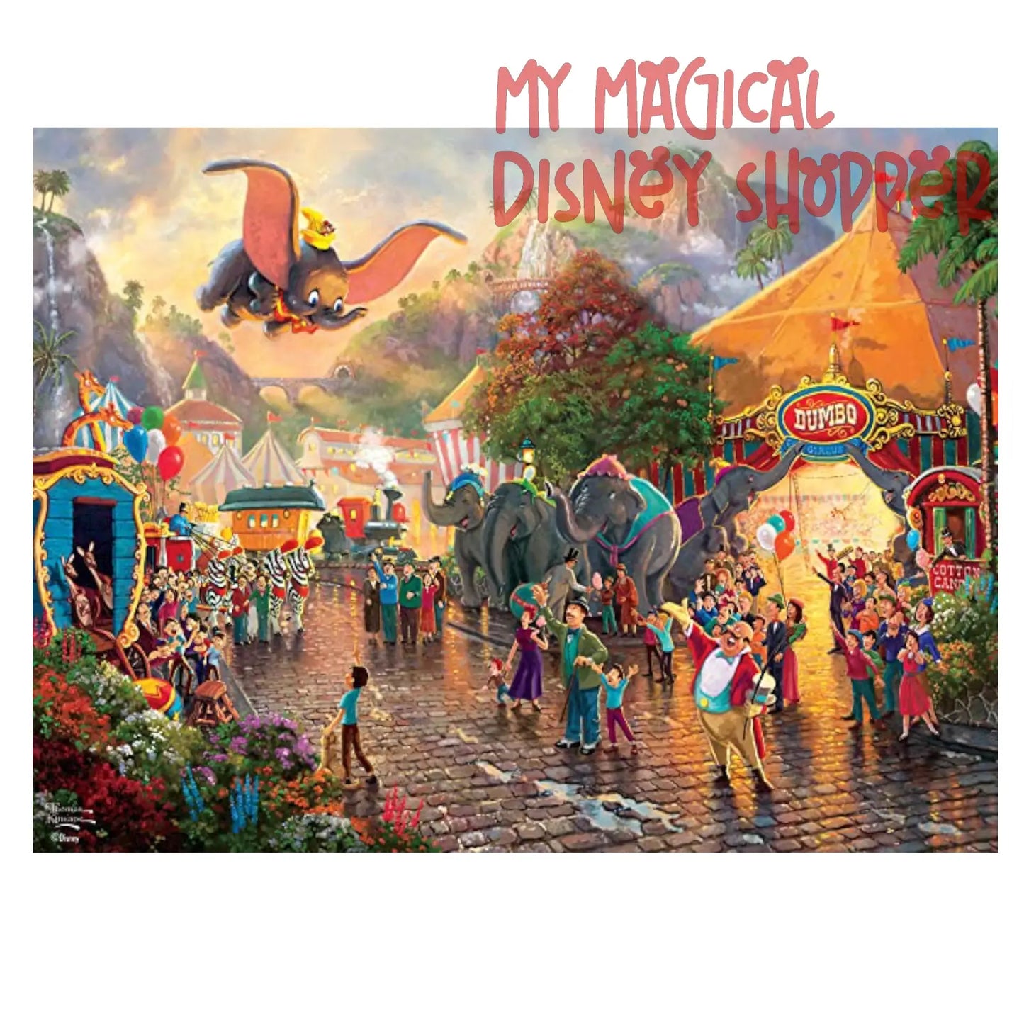 Disney Dreams Collection - Dumbo - 300 Piece Jigsaw Puzzle - Thomas Kinkade