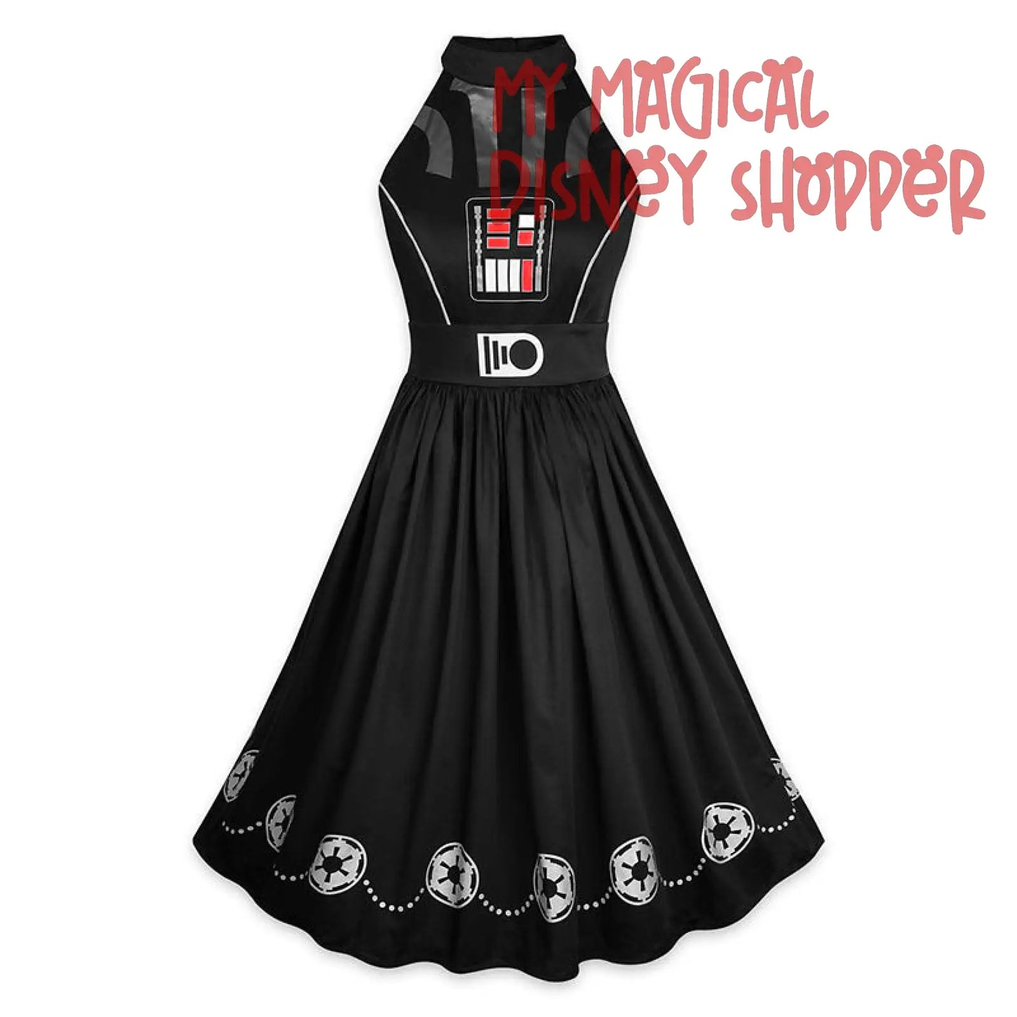 Disney Dress Shop Star Wars Darth Vader Dress - Womens Size Medium