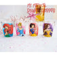 Disney Fashionista Princesses 4 Piece Mini Glass Set