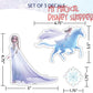 Disney Frozen Waterproof Stickers Decals - Set of 9 Elsa Anna Olaf & Sven