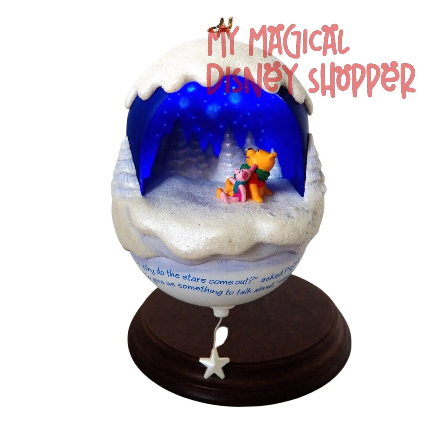 Disney Hallmark Keepsake Ornament "Sharing the Stars" 2004 Winnie the Pooh
