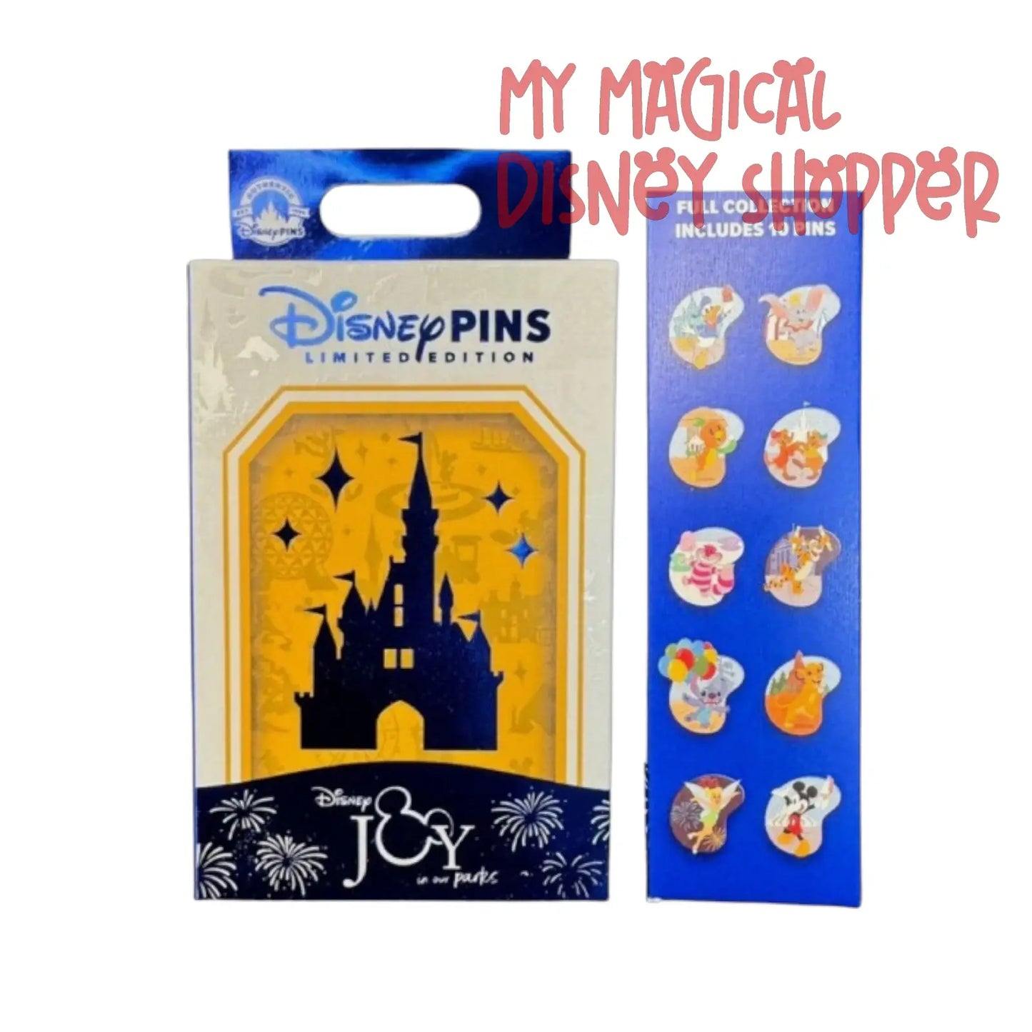 Disney Joy in Our Parks Mystery Pin Set