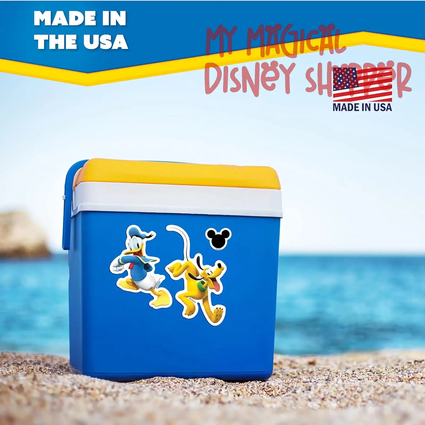 Disney Junior Mickey Mouse Clubhouse Waterproof Decals - Set of 13
