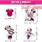 Disney Junior Minnie Mouse Waterproof Decals - Set of 12