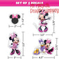 Disney Junior Minnie Mouse Waterproof Decals - Set of 12