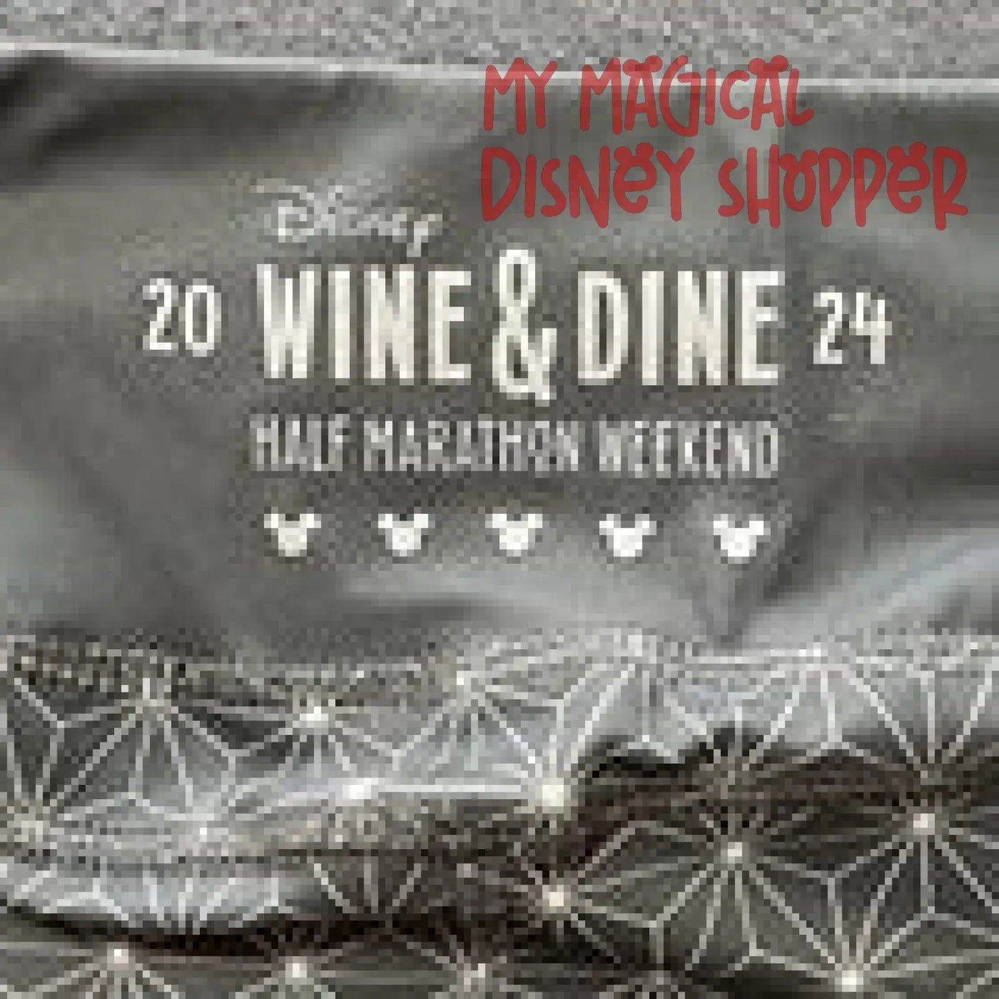 Disney Leggings 2024 Wine Dine Half Marathon Weekend Epcot Spaceship Earth