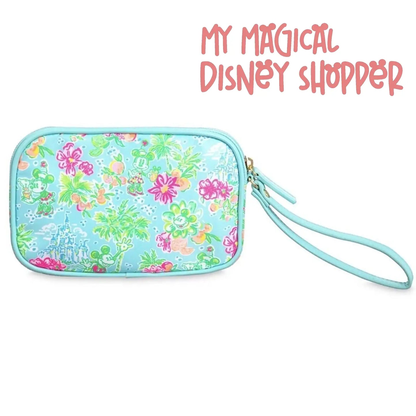 Disney Lilly Pulitzer Wristlet Bag - Lilly Loves Disney