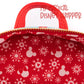 Disney Loungefly Mini Backpack - Snowman Mickey And Minnie Mouse Mini Backpack With Ears Headband
