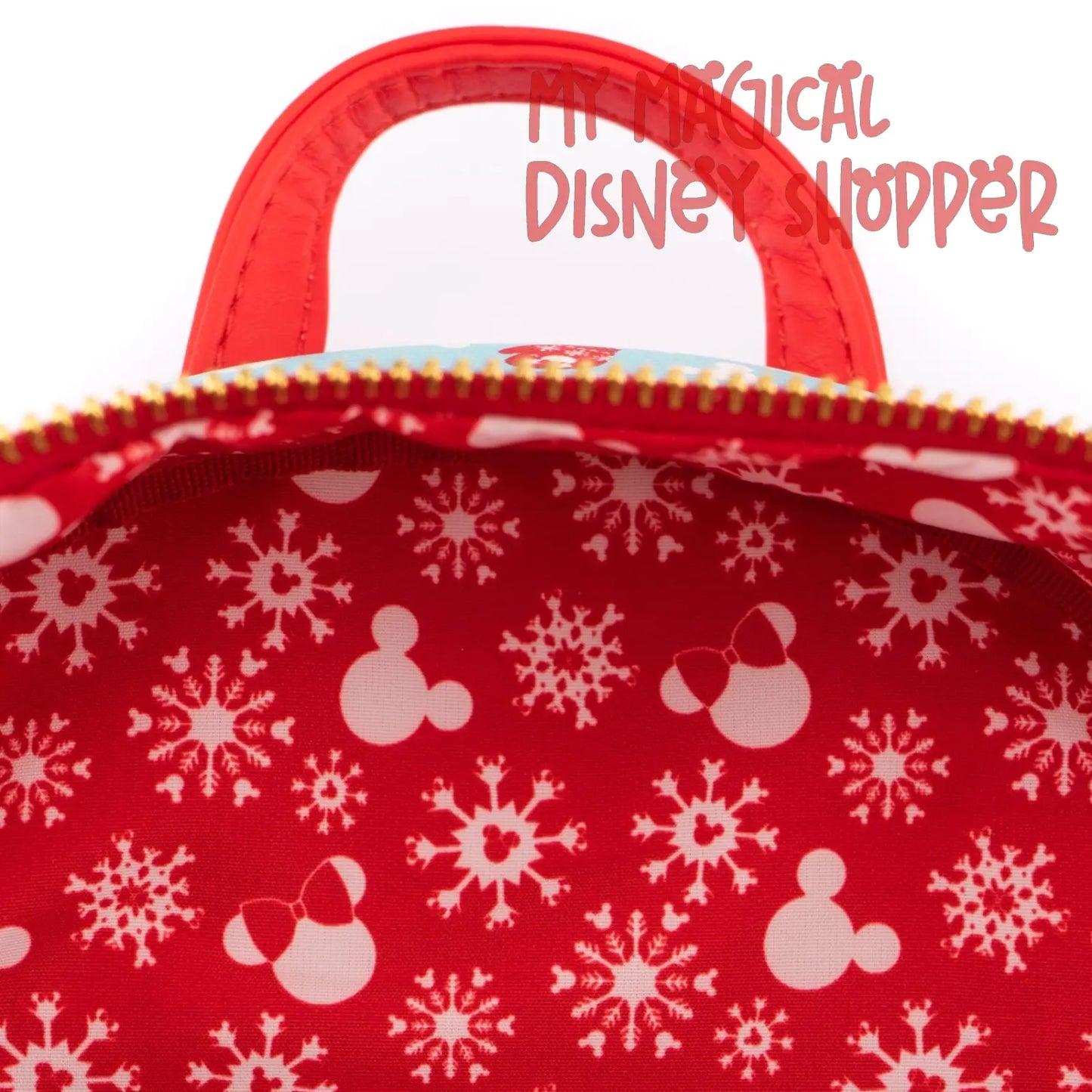 Disney Loungefly Mini Backpack - Snowman Mickey And Minnie Mouse Mini Backpack With Ears Headband