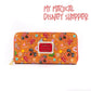 Gingerbread Mickey And Minnie Mouse Zip Around Wallet Disney Loungefly Wallet