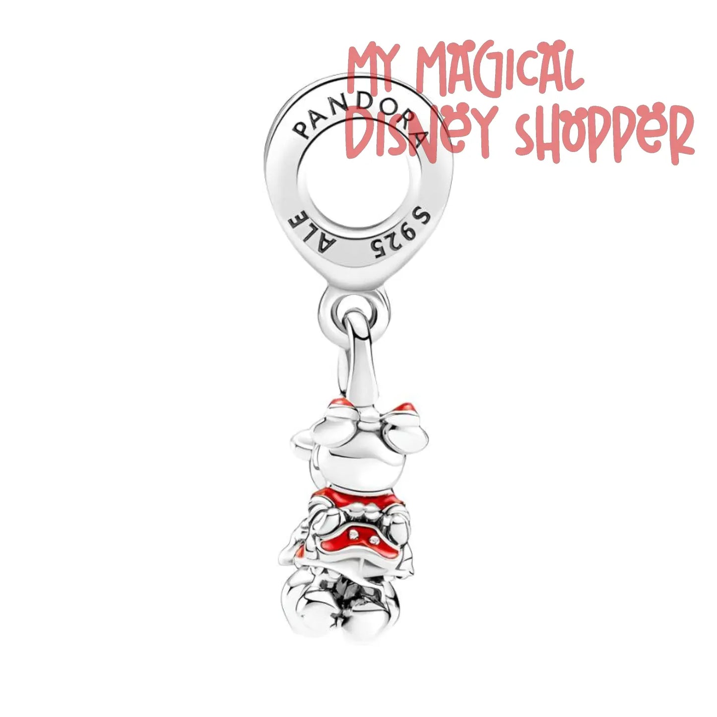 Disney Mickey Mouse & Minnie Mouse Kissing Dangle Charm