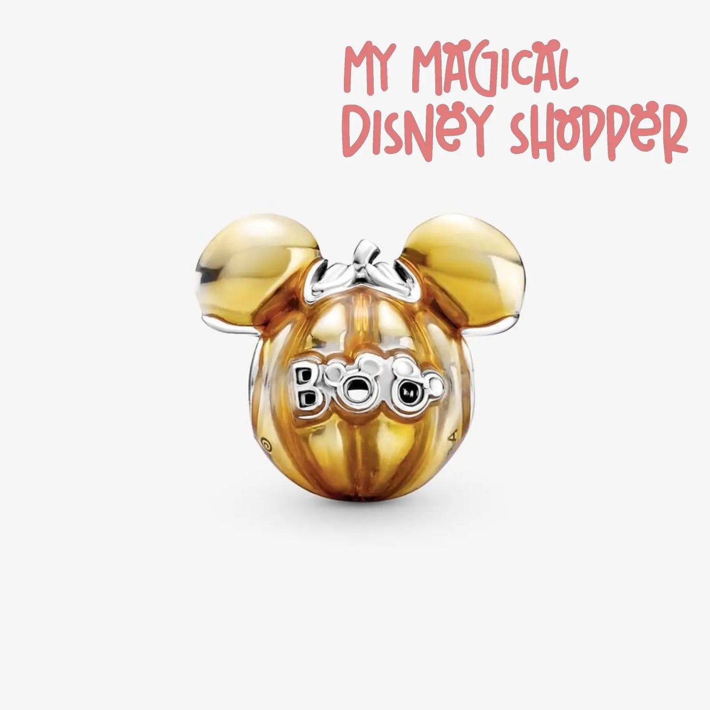 Disney Mickey Mouse Pandora Pumpkin Charm
