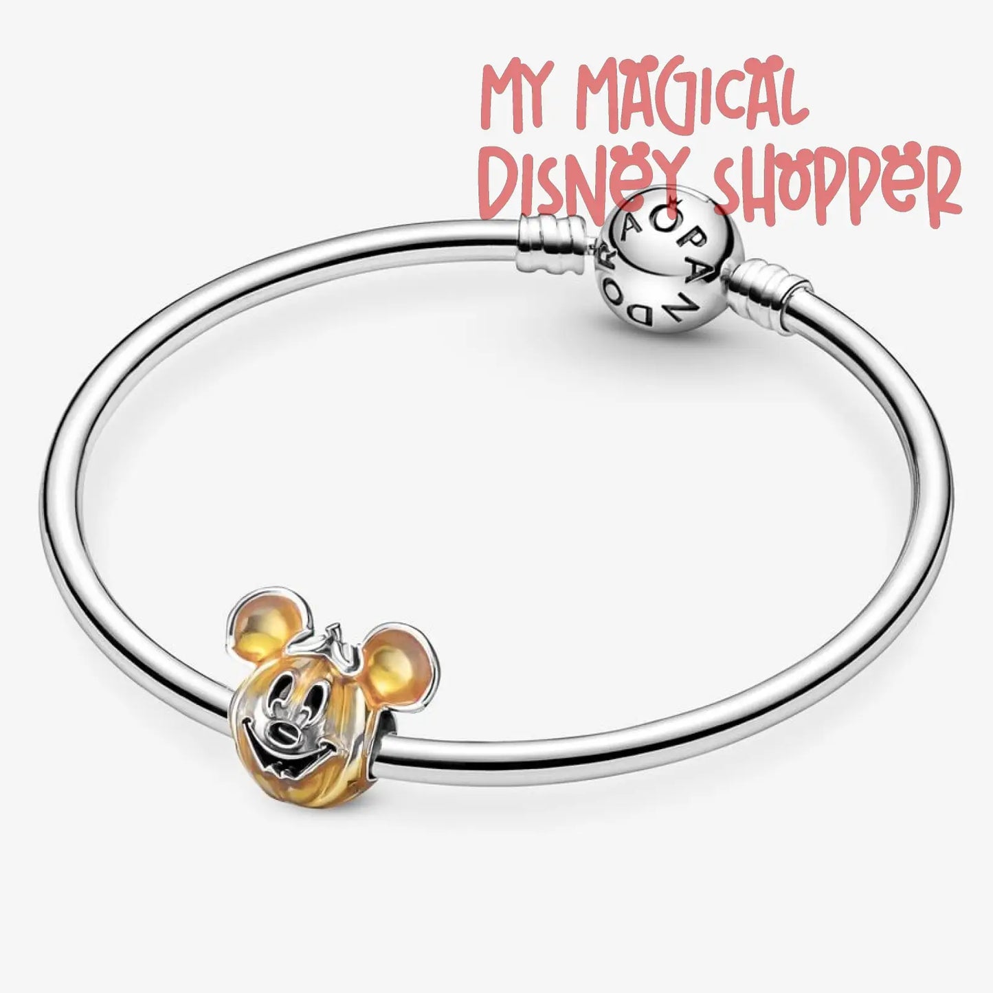 Disney Mickey Mouse Pandora Pumpkin Charm
