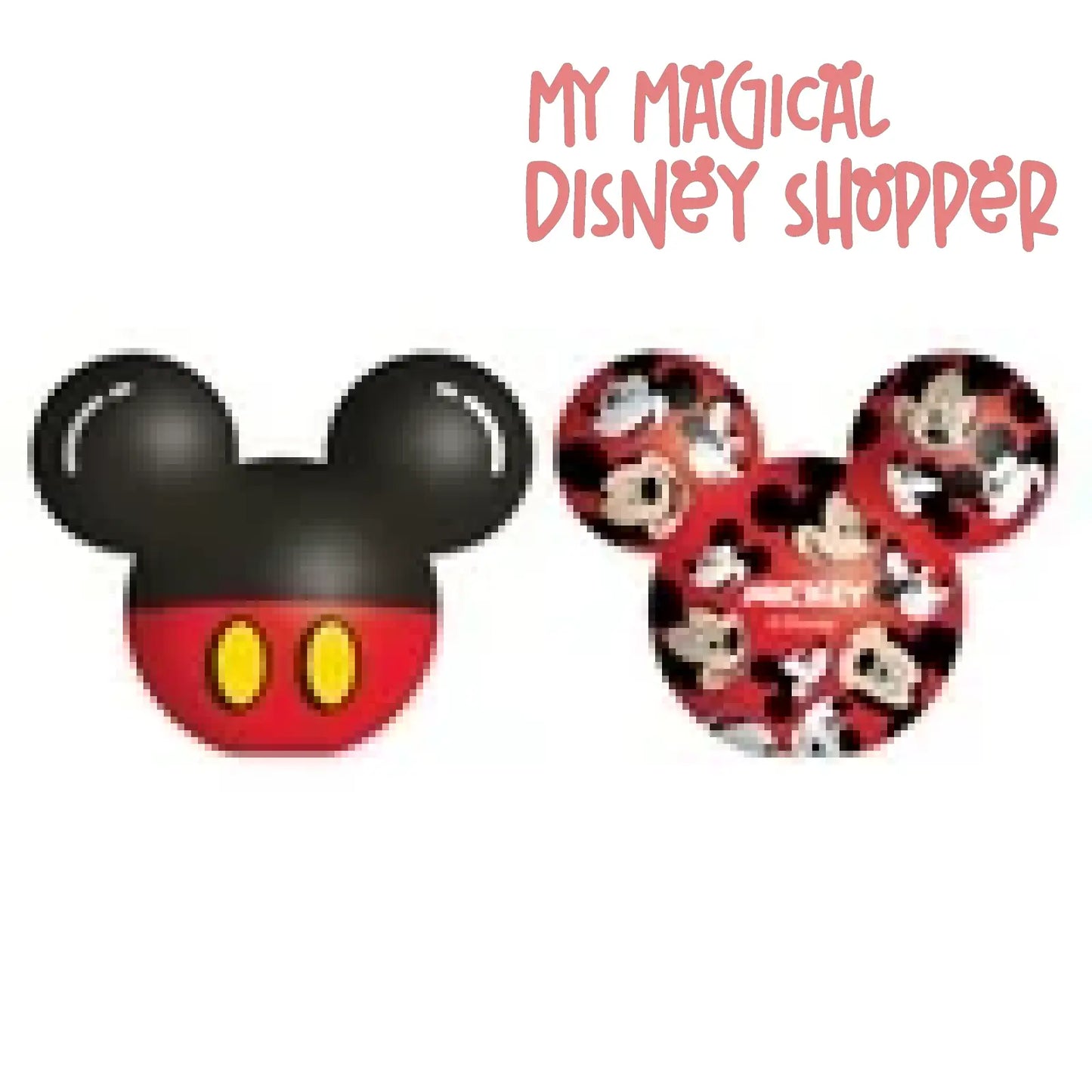 Disney Mickey Mouse Slow Rise Foam 2 Sided Design Squish Ears Novelty Toy