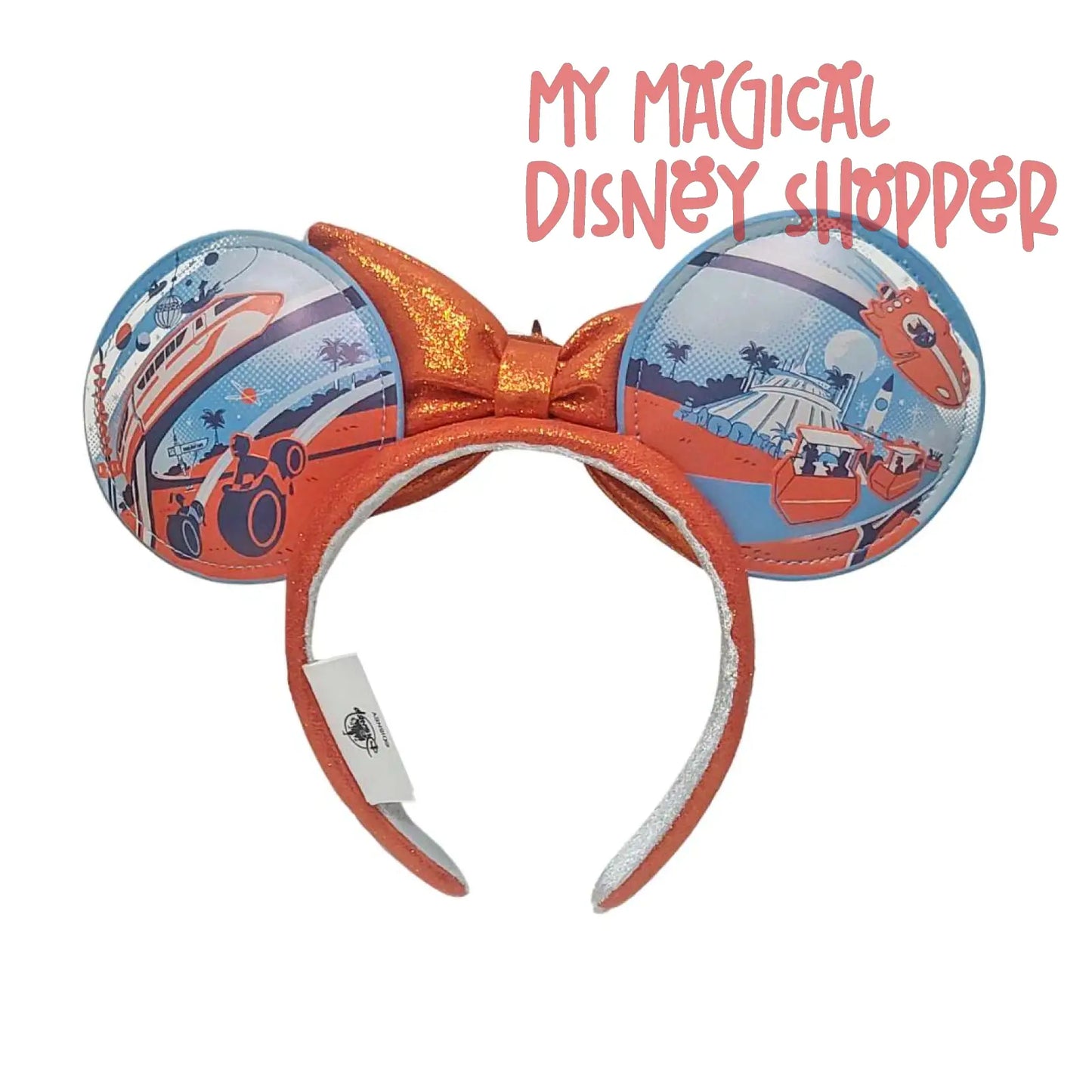 Disney Minnie Ears Headband - Retro Magic Kingdom Tomorrowland