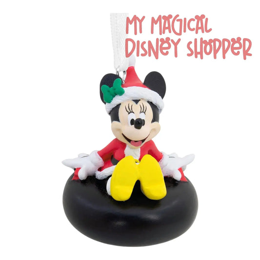 Disney Minnie Mouse on Snow Tube Hallmark Ornament
