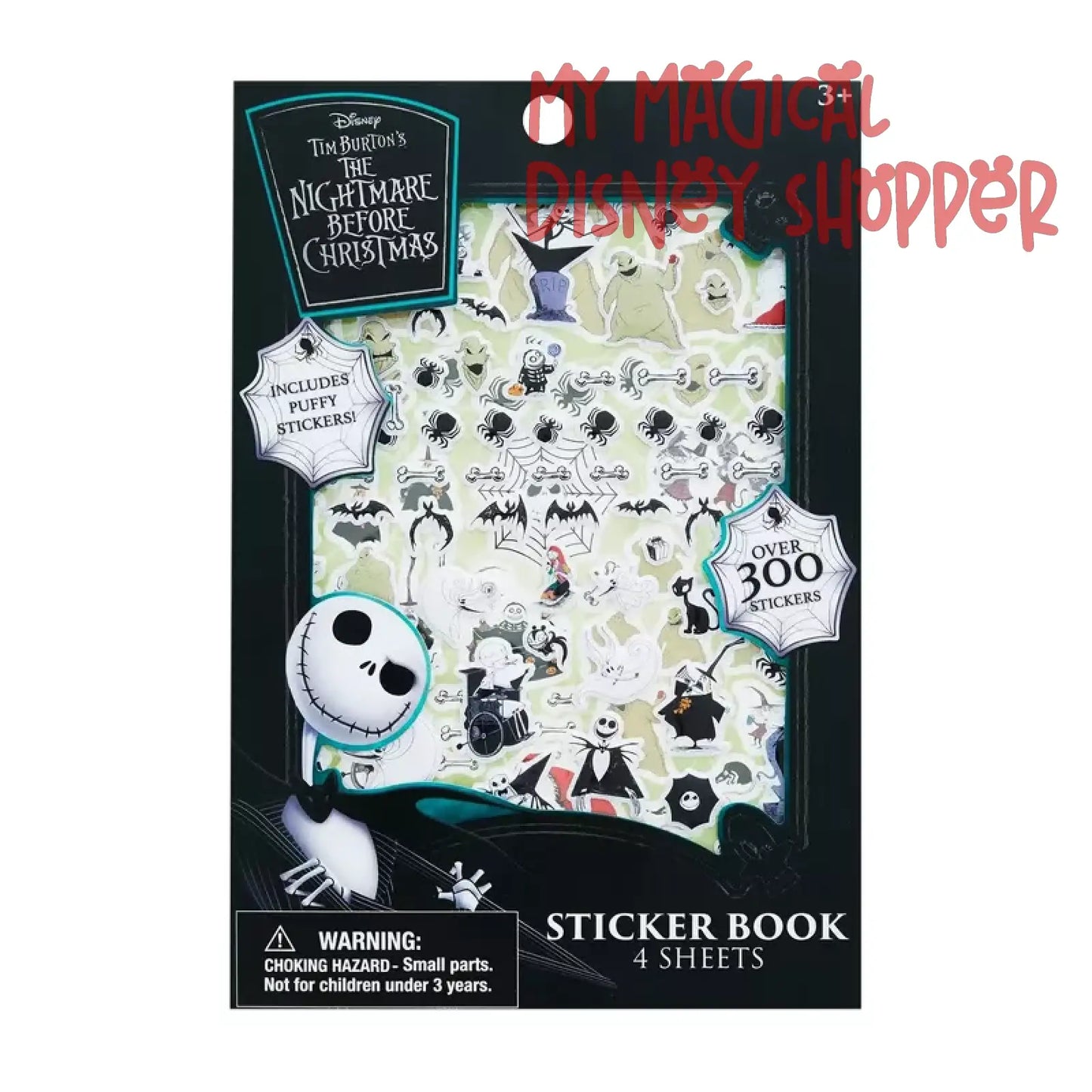 Disney Nightmare Before Christmas Sticker Book, 300 Stickers