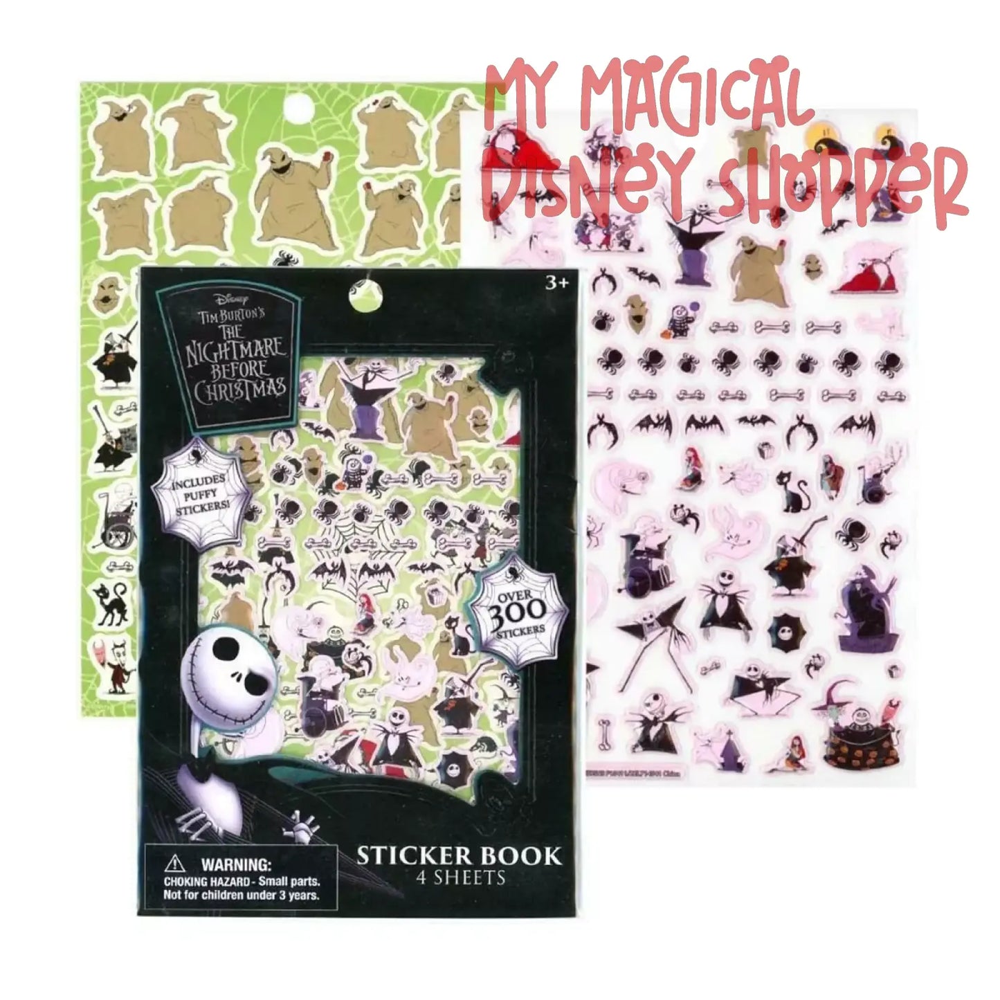 Disney Nightmare Before Christmas Sticker Book, 300 Stickers