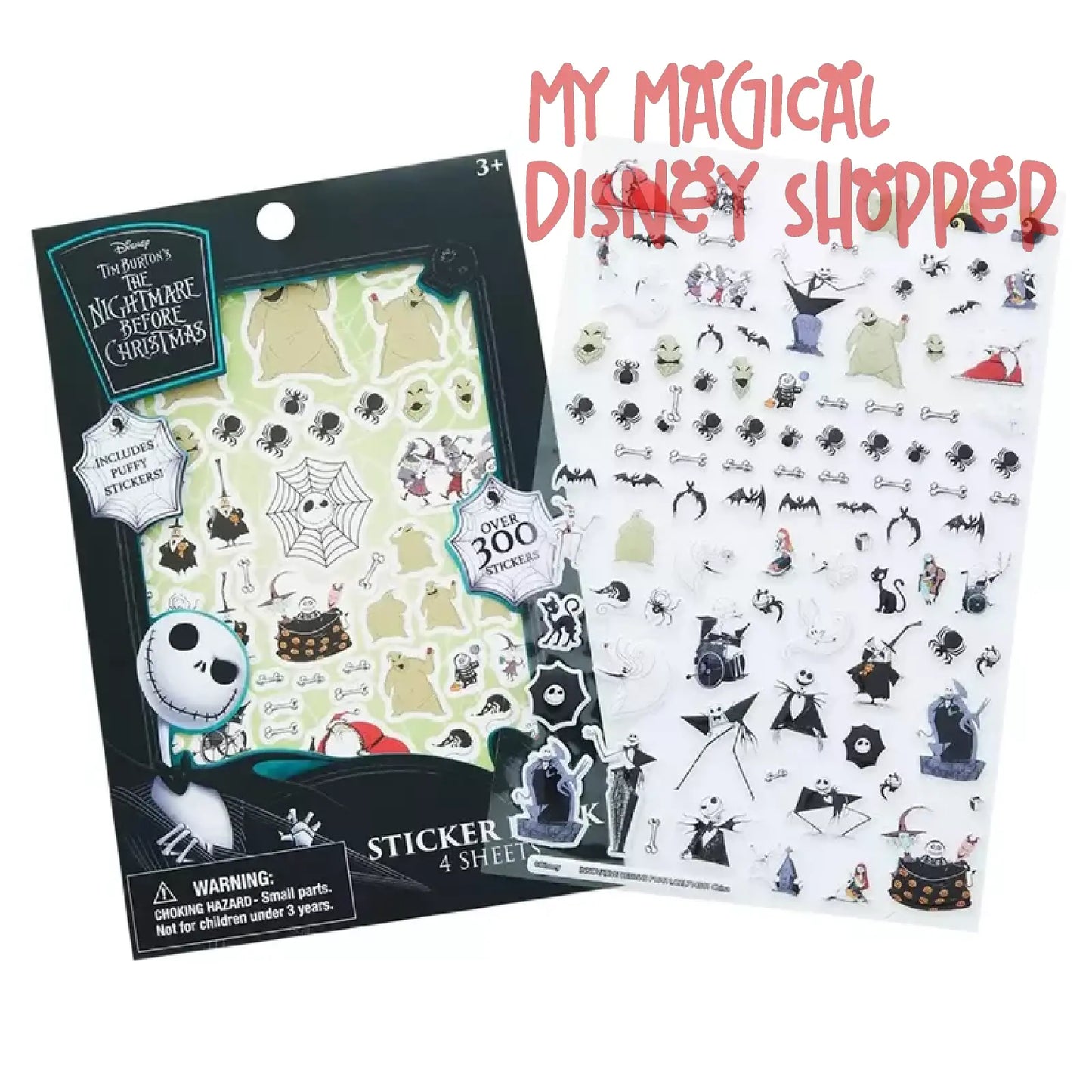 Disney Nightmare Before Christmas Sticker Book, 300 Stickers