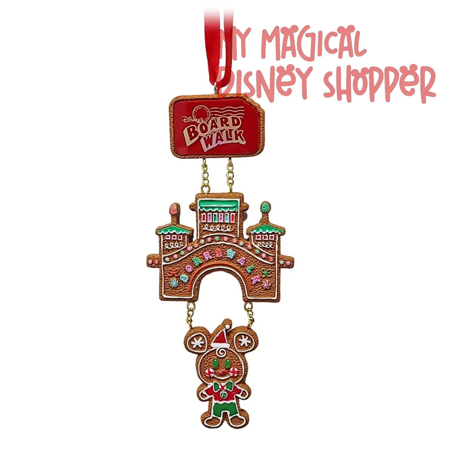 Boardwalk Gingerbread House 2023 Disney Ornament