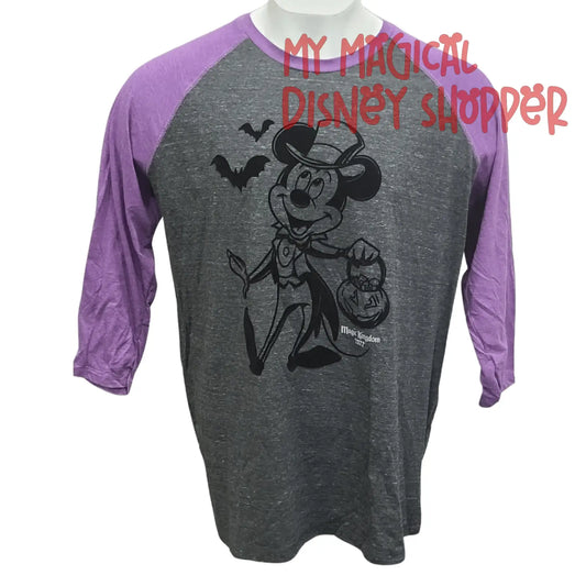 Mickey's Not So Scary Adult Raglan Passholder Shirt - Disney Parks 2022
