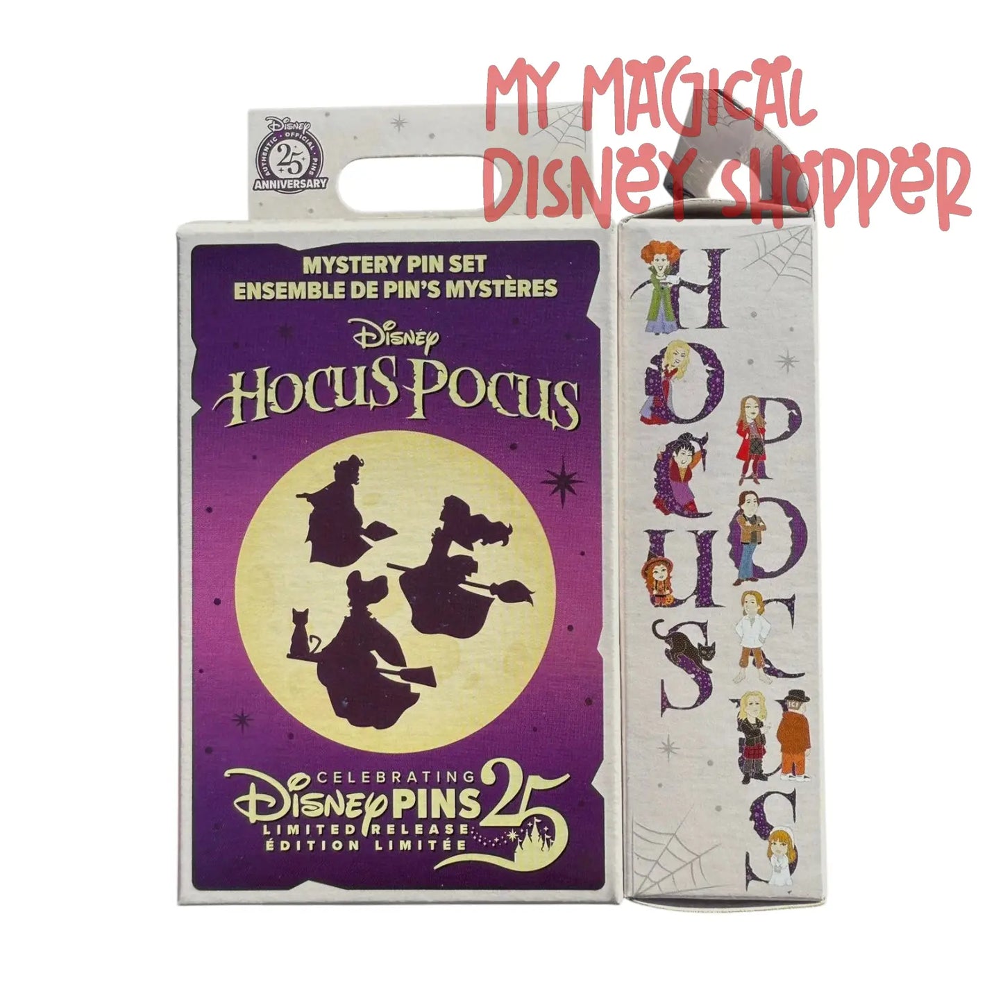 Disney Parks 2025 Hocus Pocus Mystery Pin Set