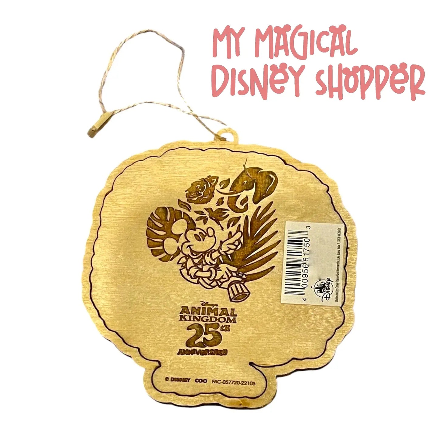 Disney Parks 25th Animal Kingdom Tree of Life Alive with Magic Ornament