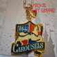 Disney Parks Carousels D Horse Keychain