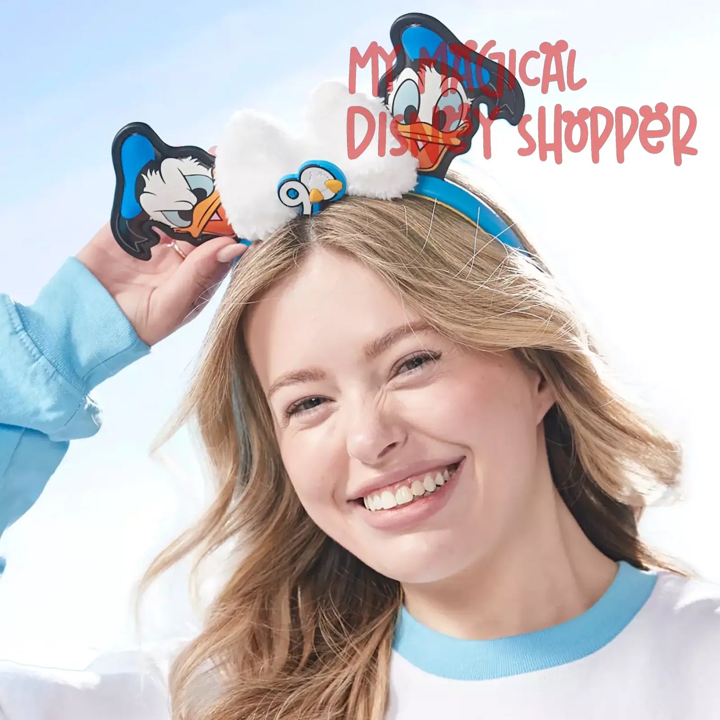 Disney Parks Donald Duck 90th Anniversary Ears Headband