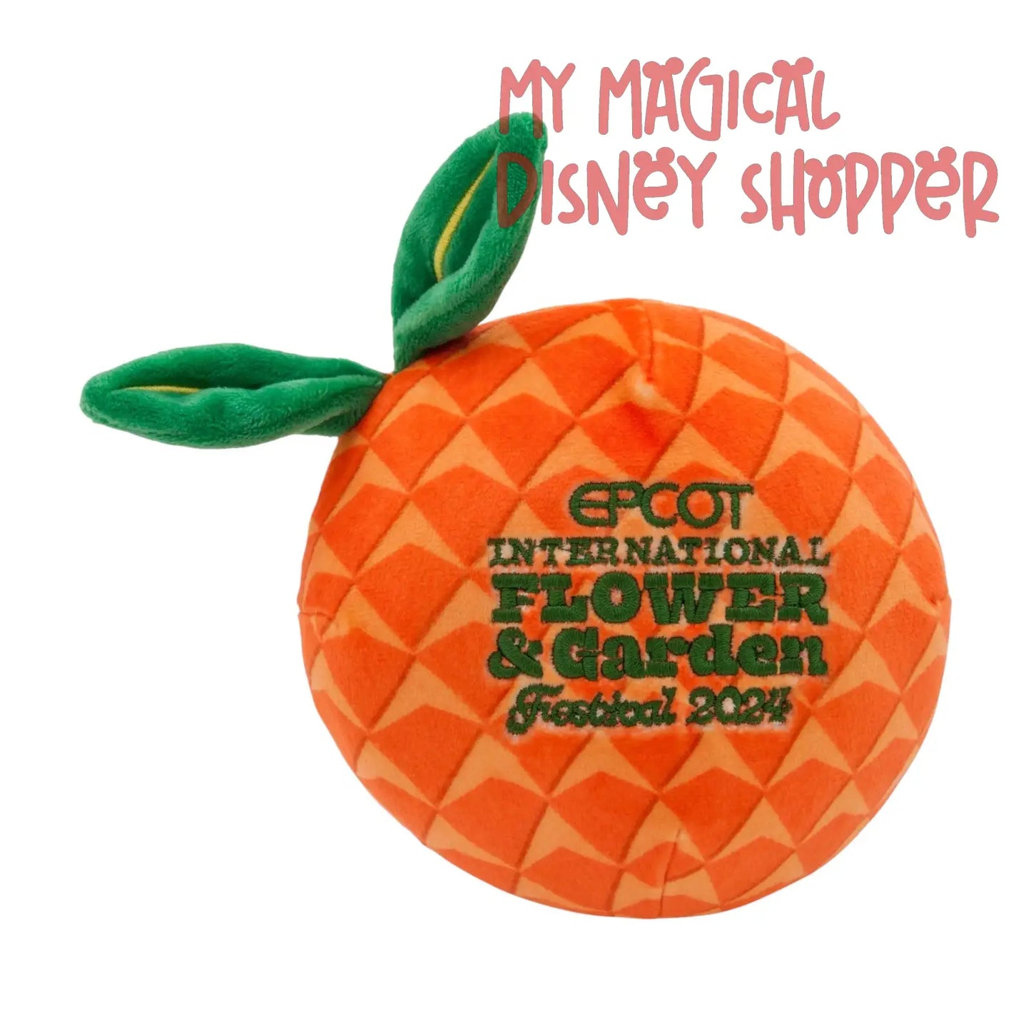 Disney Parks EPCOT Flower & Garden 2024 Orange Bird Reversible Plush Toy – 9” 🍊🌼✨