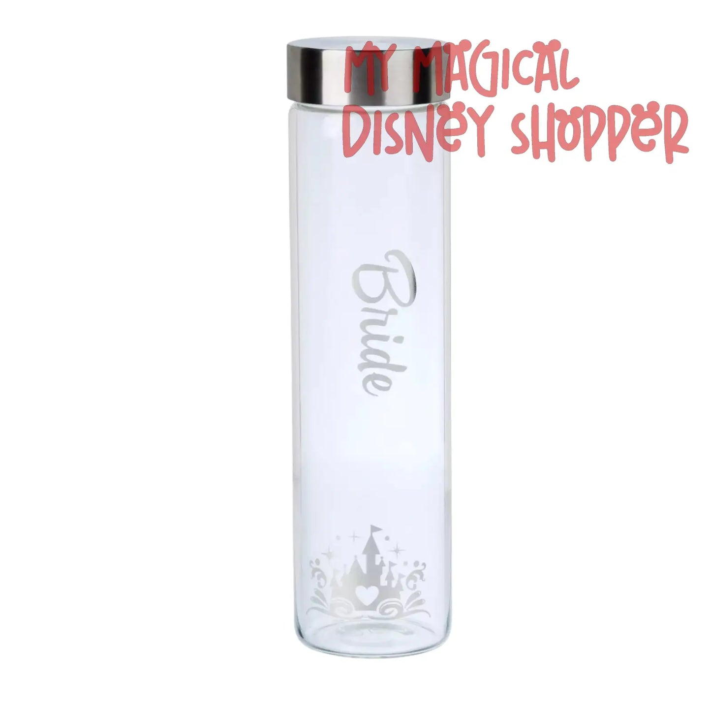 Disney Parks Fairy Tale Wedding ''Bride'' Plastic Tumbler