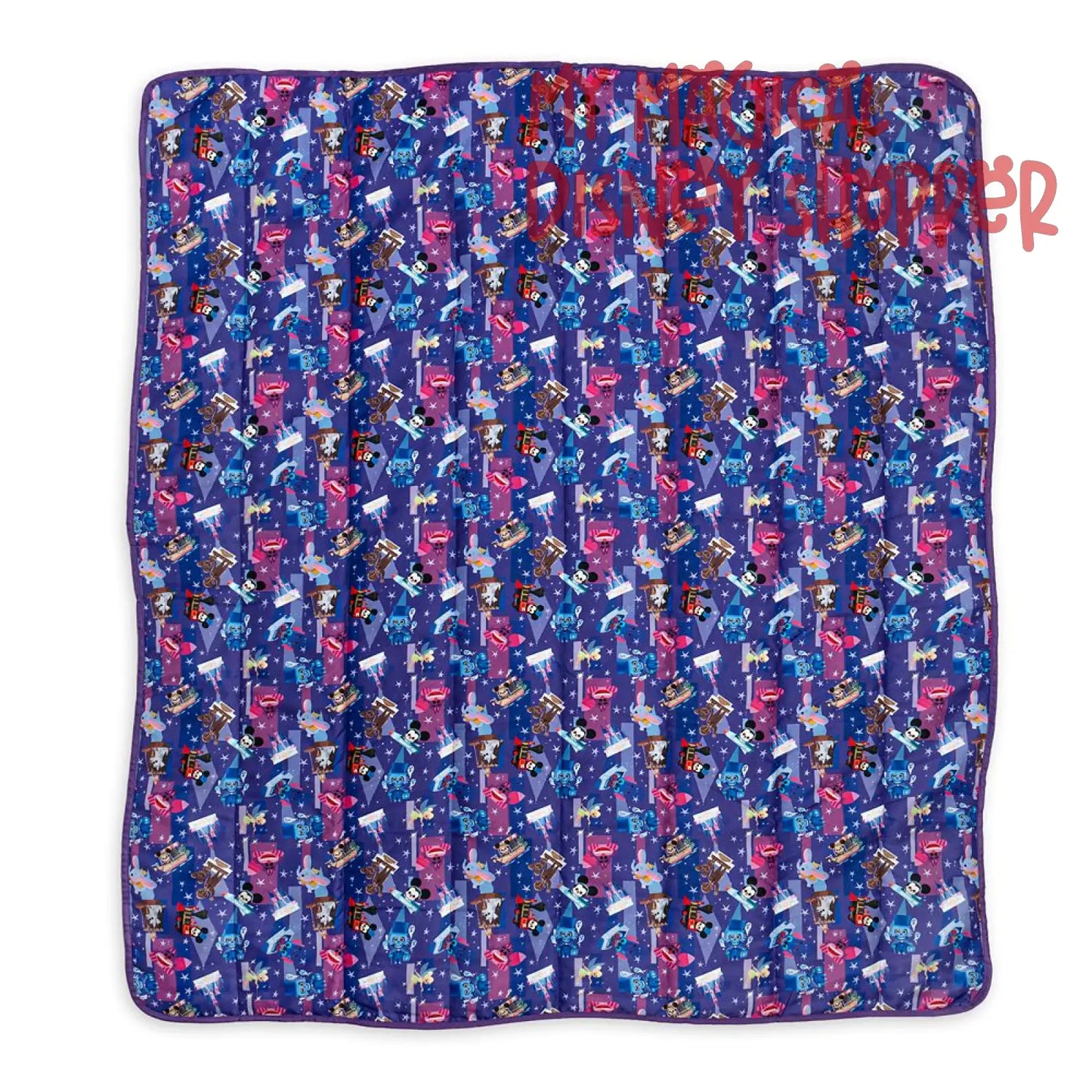 Disney Parks Joey Chou Magic Kingdom Reusable Picnic Blanket