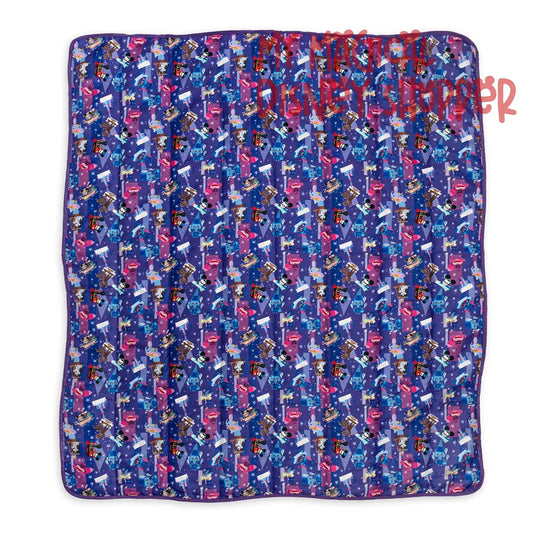 Disney Parks Joey Chou Magic Kingdom Reusable Picnic Blanket