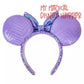 Disney Parks Lavender Sequin Minnie Mouse Ears