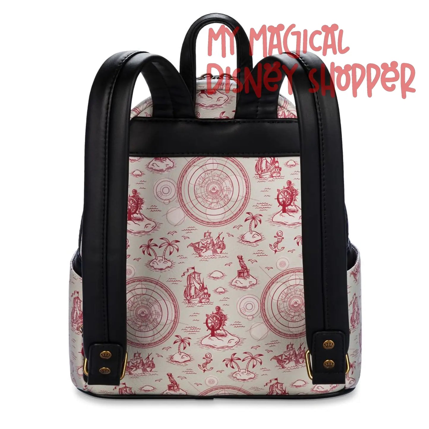 Pirates of the Caribbean Skull Disney Parks Loungefly Mini Backpack