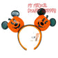 Disney Parks Mickey Jack o Lantern Ears