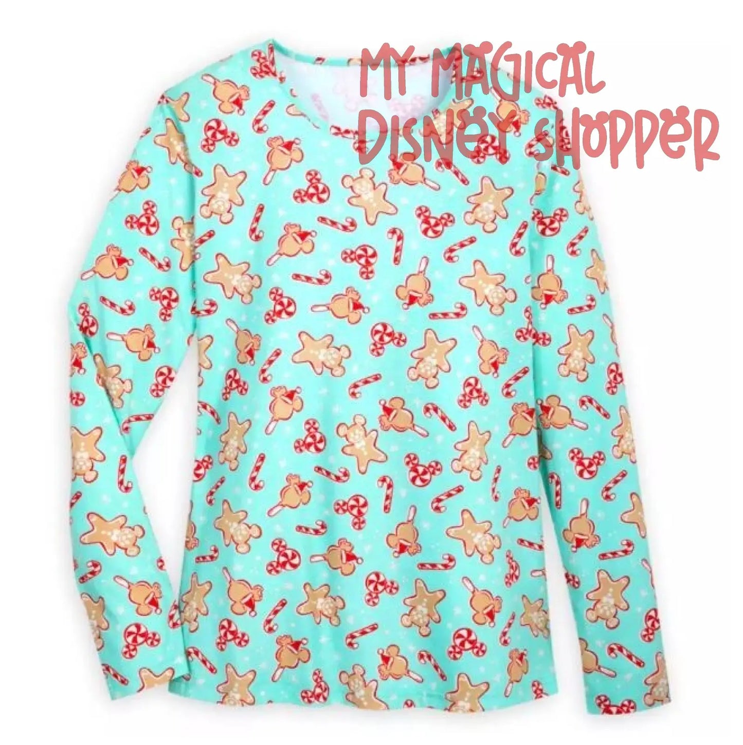 Disney Parks Mickey Mouse Holiday Treats Sleepwear Set - Adult Women Medium